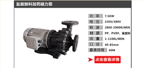 鹽酸加藥磁力泵 鹽酸加藥磁力泵