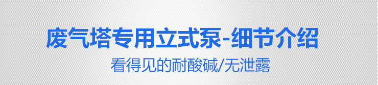 廢氣塔專用立式泵4 廢氣塔專用立式泵4